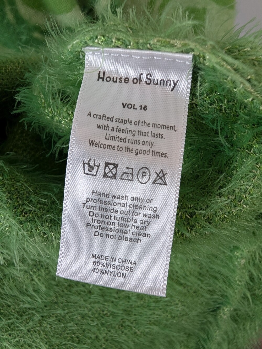 House of Sunny Hockney Dress in Lily Pad Green - Size US 8 / UK 12 - Picture 6 of 11